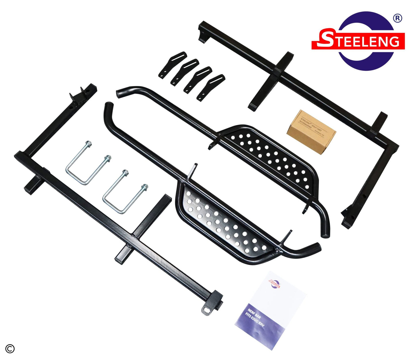 GOLF CART Nerf Bars (Running Boards) SET OF 2