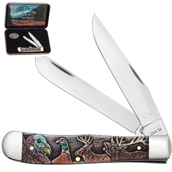 CASE TRAPPER - WILD GAME SERIES GIFT SET Blades: CLIP AND SPEY