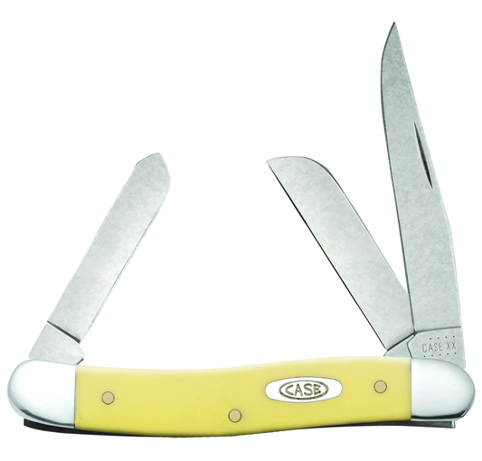 Smooth Yellow Synthetic SS - Medium Stockman (3318 SS)