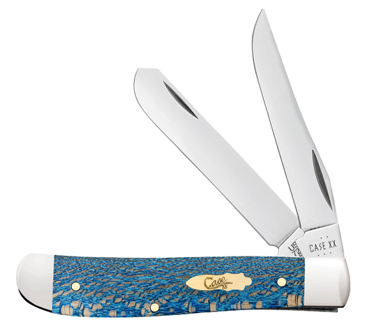 Blue Sycamore Wood - Smooth Mini Trapper (7207 SS)
