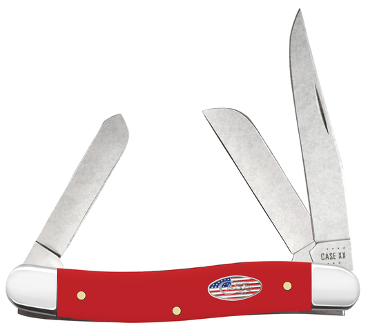 American Workman CS - Smooth Red Synthetic Medium Stockman (4318 CS)