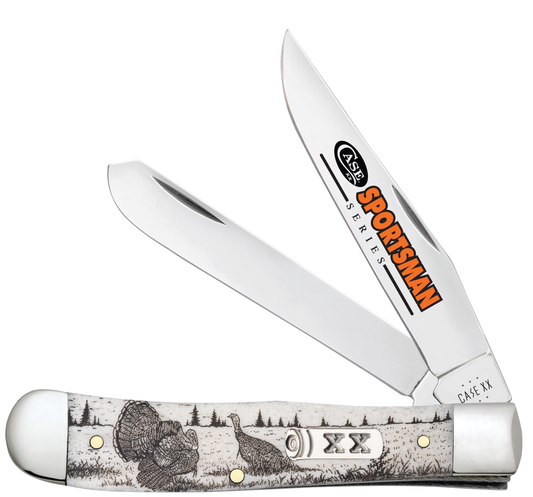 Sportsman Series - Embellished Smooth Natural Bone Trapper (6254 SS) - Turkey