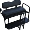 YAMAHA GOLF CART REAR SEAT NOMAD Rear Flip Seat – Yamaha G29 (Drive) / Black Cushion Set