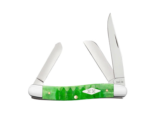 Bright Green Bone - Gator Jig Medium Stockman (6318 SS)