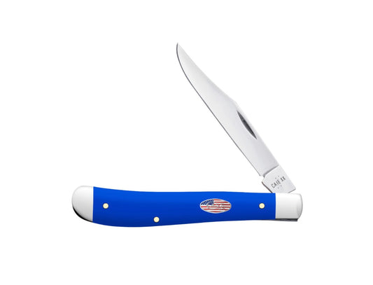 Smooth Royal Blue Synthetic Slimline Trapper (41048 SS)