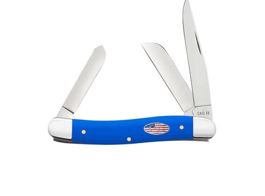 Smooth Royal Blue Synthetic Medium Stockman (4318 SS)