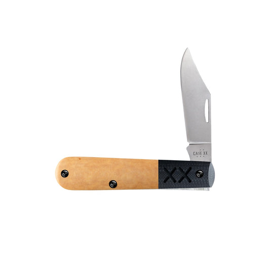 Crossroads™ Smooth Tan Richlite W/Black G-10 XR Barlow (XR101009 1/2 S35VN)