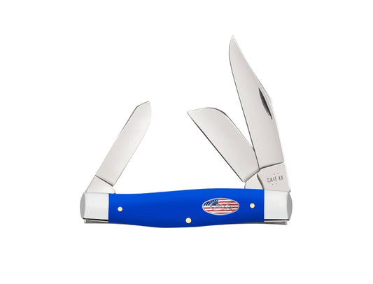 Smooth Royal Blue Synthetic Large Stockman (4375 SS)
