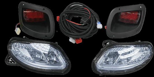 LITX02 LITX02 – EZGO TXT 2014-Plus Golf Cart Adjustable LED Headlights / Tail lights