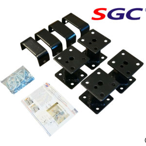 EZGO GOLF CART LIFT KIT LKMA01 – SGC Lift Kit – 4″ Block Lift Kit for EZGO Marathon (1975-1993) Electric