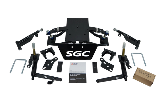 CLUB CAR CARRY ALL  Lift Kit LKPR06 – 6” Heavy Duty Double A-Arm Suspension for Club Car Carryall/Villager (1996-2011)