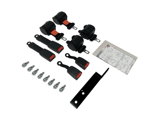 GOLF CART SEAT BELT KIT SB0001 – SGC Seat Belt – Retractable w/Brackets (SET OF 4)