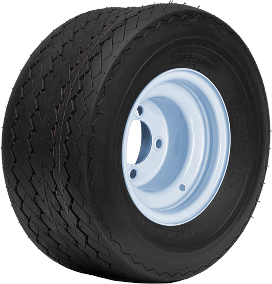 8 INCH  WHEEL AND TIRE SET of 4