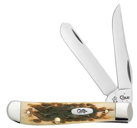 Amber Bone Peach Seed Jig Mini Trapper (6207 SS)