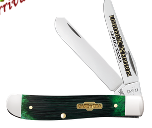 Limited Edition Series XXXIX Barnboard Jig Bermuda Green Bone Mini Trapper (6207 SS)