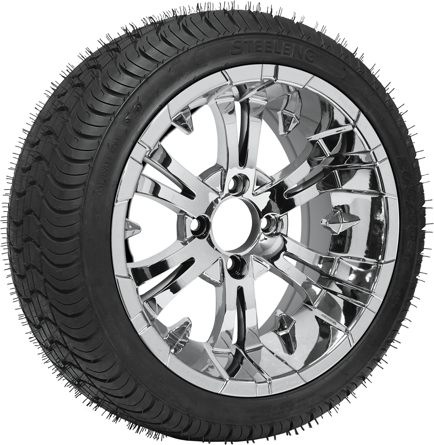 14 INCH GOLF CART WHEEL AND TIRE SET of 4