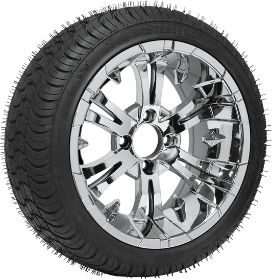 14 INCH GOLF CART WHEEL AND TIRE SET of 4