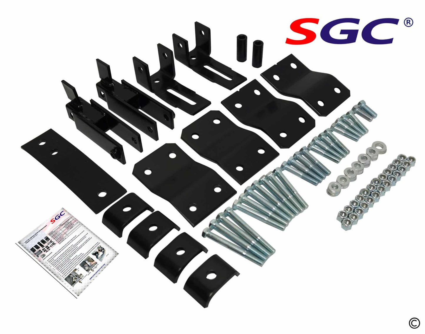 YAMAHA GOLF CART LIFT KIT LKYM05 – SGC Lift Kit – 4″ Block kit for Yamaha G14/ G16/ G19 Electric or Gas