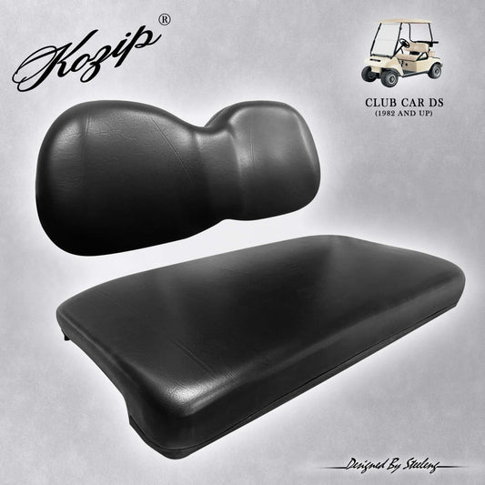 GOLF CART SEAT SCDS06 SCDS06 – Kozip Cushion Set Front Seat for Club Car DS – Black